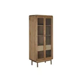 Présentoir Home ESPRIT Verre Teck 80 x 45 x 190 cm de Home ESPRIT, Meubles vitrines - Réf : S3058163, Prix : 953,10 €, Remise...