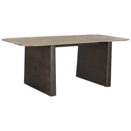 Tavolo da Pranzo Home ESPRIT Naturale Marrone scuro Abete 200 x 90 x 75 cm di Home ESPRIT, Tavoli da sala da pranzo - Rif: S3...