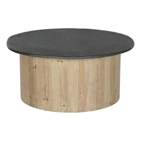 Centre Table Home ESPRIT Natural Dark brown Fir 90 x 90 x 40 cm by Home ESPRIT, Tables - Ref: S3058185, Price: 160,42 €, Disc...