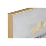 Tela Home ESPRIT Branco Dourado poliestireno Tela Abstrato 101,5 x 4 x 101,5 cm (2 Unidades) de Home ESPRIT, Impressões sobre...