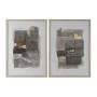 Toile Home ESPRIT Marron Beige polystyrène plexiglas Abstrait Urbaine 74 x 4,5 x 104 cm (2 Unités) de Home ESPRIT, Impression...