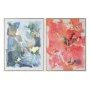 Canvas Home ESPRIT Blue Pink polystyrene Canvas Abstract Modern 94 x 4 x 123,5 cm (2 Units) by Home ESPRIT, Prints on Canvas ...