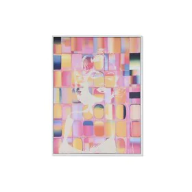 Pintura Home ESPRIT Amarelo Azul Branco Cor de Rosa poliestireno Tela Moderno 94 x 4 x 123,5 cm (2 Unidades) de Home ESPRIT, ...