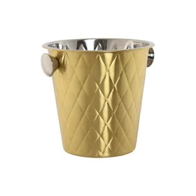 Champagne Cooler Home ESPRIT Golden Stainless steel 24 x 24 x 22 cm by Home ESPRIT, Ice buckets and tongs - Ref: S3058208, Pr...