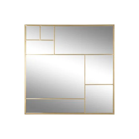 Miroir mural Home ESPRIT Doré 90 x 2 x 90 cm de Home ESPRIT, Miroirs muraux - Réf : S3058220, Prix : 64,92 €, Remise : %