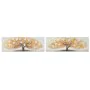 Bild Home ESPRIT Gold Leinwand Holz MDF Baum Traditionell 90 x 3 x 30 cm (2 Stück) von Home ESPRIT, Leinwanddrucke - Ref: S30...