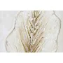 Painting Home ESPRIT White Golden Canvas MDF Wood Leaf of a plant Romantic 30 x 2,5 x 60 cm (2 Units) by Home ESPRIT, Prints ...