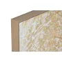 Pintura Home ESPRIT Branco Dourado Tela Madeira MDF Moderno Folha de planta 82 x 4,5 x 82 cm (2 Unidades) de Home ESPRIT, Imp...