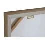 Cuadro Home ESPRIT Blanco Dorado Lienzo Madera MDF Moderno Hoja de planta 82 x 4,5 x 82 cm (2 Unidades) de Home ESPRIT, Impre...