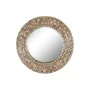 Wall mirror Home ESPRIT Natural Bali 90 x 10 x 90 cm by Home ESPRIT, Wall-Mounted Mirrors - Ref: S3058270, Price: 115,78 €, D...