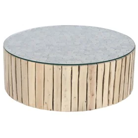 Centre Table Home ESPRIT Natural Crystal Eucalyptus wood 90 x 90 x 30 cm by Home ESPRIT, Tables - Ref: S3058271, Price: 183,0...