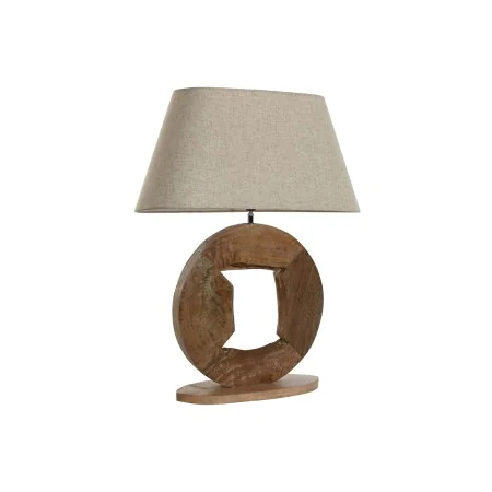 Tischlampe Home ESPRIT Beige natürlich Mango-Holz 50 W 220 V 60 x 20 x 75 cm von Home ESPRIT, Tisch- & Nachttischlampen - Ref...