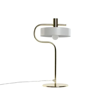 Desk lamp Home ESPRIT White Golden Metal 220 V 28 x 18 x 46 cm by Home ESPRIT, Bedside and Table Lamps - Ref: S3058281, Price...