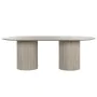 Table de Salle à Manger Home ESPRIT Blanc Beige Granite Bois MDF 220 x 100 x 75 cm de Home ESPRIT, Tables - Réf : S3058294, P...