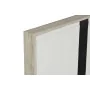 Painting Home ESPRIT White Black Abstract Modern 82 x 3,8 x 102 cm (2 Units) by Home ESPRIT, Prints on Canvas - Ref: S3058317...