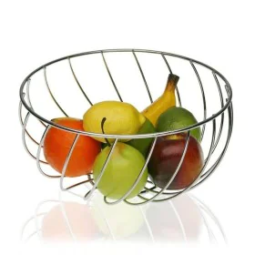 Fruit Bowl Metal Chromed (28 x 14 x 28 cm) by Versa, Bowls and large cups - Ref: S3400007, Price: 10,78 €, Discount: %