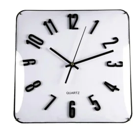 Reloj de Pared Versa Cristal (31 x 5,5 x 31 cm) de Versa, Relojes de pared - Ref: S3400494, Precio: 12,33 €, Descuento: %