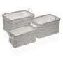 Set di Cestini Poliestere (3 Pezzi) (25 x 22 x 35 cm) di Versa, Organizer per cosmetici - Rif: S3402789, Prezzo: 10,36 €, Sco...