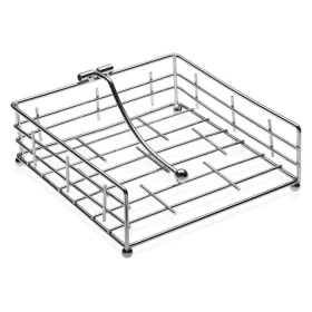 Servilletero Versa Metal Acero 7 x 18,5 x 18,5 cm de Versa, Estantes y soportes - Ref: S3402794, Precio: 7,85 €, Descuento: %