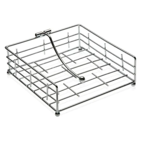 Portatovagliolo Versa Metallo Acciaio 7 x 18,5 x 18,5 cm di Versa, Ripiani e supporti - Rif: S3402794, Prezzo: 6,59 €, Sconto: %