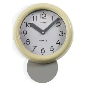 Horloge Murale Versa Plastique (5 x 26,5 x 19,5 cm) de Versa, Pendules murales - Réf : S3403457, Prix : 7,85 €, Remise : %