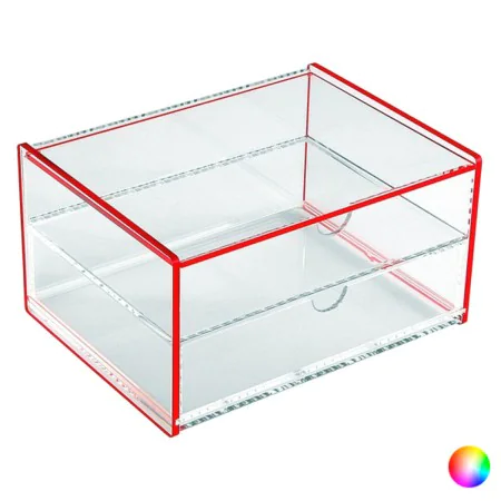 Scatola con scomparti polipropilene (13 x 9,2 x 17,1 cm) di BigBuy Home, Organizer per cosmetici - Rif: S3403793, Prezzo: 13,...