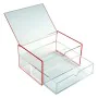 Boîte à compartiments polypropylène (13 x 9,2 x 17,1 cm) de BigBuy Home, Rangements pour produits cosmétiques - Réf : S340379...