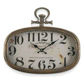 Horloge Murale Versa Chateau Métal (35 x 6 x 32,5 cm) de Versa, Pendules murales - Réf : S3404020, Prix : 20,78 €, Remise : %