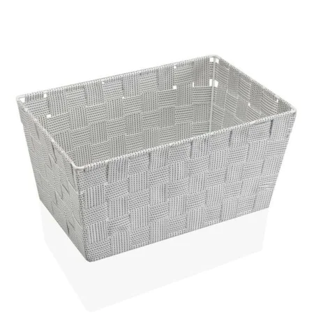 Cesta Multiusos Versa Negro Blanco Baño y ducha 20 x 15 x 30 cm de Versa, Organizadores de cosméticos - Ref: S3404191, Precio...