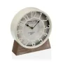 Horloge de table Versa Blanc Bois MDF (20 x 20 x 6 cm) (Ø 20 cm) de Versa, Pendulettes de bureau - Réf : S3404238, Prix : 21,...