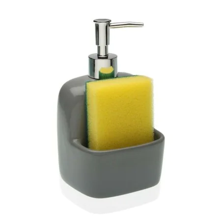 Soap Dispenser Ceramic Grey by Versa, Stands and dispensers - Ref: S3404245, Price: 6,44 €, Discount: %