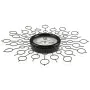 Reloj de Pared Versa VS-20460112 Metal Madera MDF 68 x 6,5 x 68 cm Negro de Versa, Relojes de pared - Ref: S3404623, Precio: ...