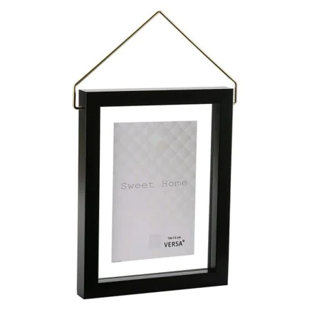 Cadre Photos Diamond Plastique Noir de Versa, Cadres muraux et de table - Réf : S3404948, Prix : 11,54 €, Remise : %