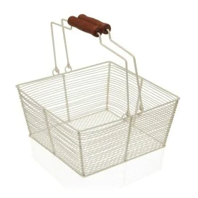 Coupe à fruits Versa Blanc Métal Bois Acier (22,5 x 10 x 22,5 cm) de Versa, Bols et tasses - Réf : S3405117, Prix : 6,98 €, R...