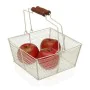 Coupe à fruits Versa Blanc Métal Bois Acier (22,5 x 10 x 22,5 cm) de Versa, Bols et tasses - Réf : S3405117, Prix : 6,98 €, R...