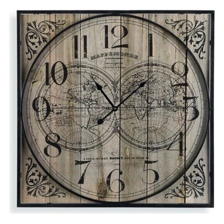 Horloge Murale Versa Bois (59,5 x 5,5 x 59,5 cm) de Versa, Pendules murales - Réf : S3405179, Prix : 36,36 €, Remise : %