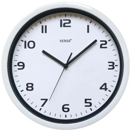 Horloge Murale Versa Plastique (4,3 x 30,5 x 30,5 cm) de Versa, Pendules murales - Réf : S3405420, Prix : 11,10 €, Remise : %