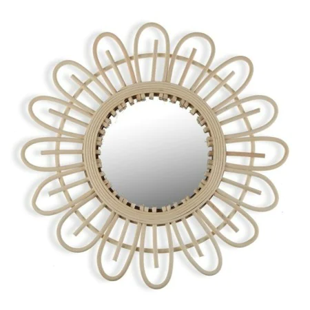 Miroir Versa Miroir Rotin Bambou (2 x 50 x 50 cm) de Versa, Miroirs muraux - Réf : S3405619, Prix : 21,07 €, Remise : %