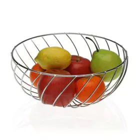 Frutero Metal Cromado (26 x 12 x 26 cm) de Versa, Cuencos y tazones - Ref: S3405837, Precio: 7,31 €, Descuento: %