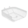 Porta-guardanapos Versa Branco Metal Aço 20 x 6,8 x 18,5 cm de Versa, Prateleiras e estantes - Ref: S3405911, Preço: 6,17 €, ...