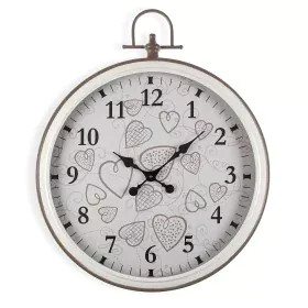 Reloj de Pared Versa Cozy Corazones Metal (5 x 73,5 x 60 cm) de Versa, Relojes de pared - Ref: S3406587, Precio: 37,86 €, Des...