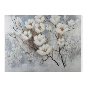 Painting Flowers Canvas (2,8 x 90 x 120 cm) by Versa, Wall Pediments - Ref: S3406734, Price: 47,06 €, Discount: %