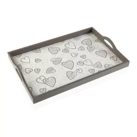 Bandeja Cozy Corazones Madera MDF (30 x 5 x 45 cm) de Versa, Platos y fuentes - Ref: S3406790, Precio: 9,61 €, Descuento: %