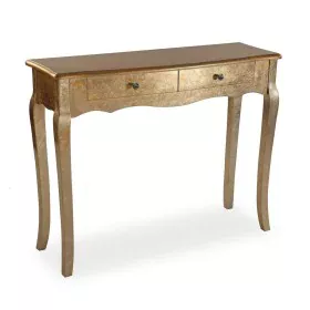 Mesa de apoio Versa Cagliari Dourado Madeira 35 x 80 x 100 cm de Versa, Jogos de móveis - Ref: S3407414, Preço: 140,69 €, Des...