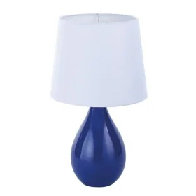 Desk lamp Versa Aveiro Blue Ceramic (20 x 35 x 20 cm) by Versa, Bedside and Table Lamps - Ref: S3407573, Price: 10,47 €, Disc...