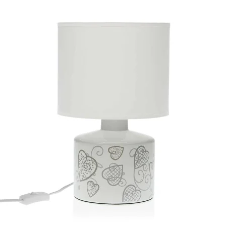 Lampe de bureau Versa Cozy Coeurs Céramique (22,5 x 35 x 22,5 cm) de Versa, Lampes de chevet - Réf : S3407578, Prix : 20,41 €...