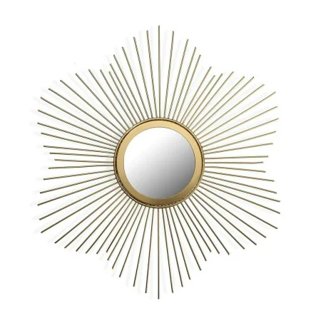 Espelho de parede Versa Dourado Cristal Metal (1,2 x 50 x 50 cm) de Versa, Espelhos de parede - Ref: S3407588, Preço: 23,14 €...