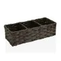 Basket Versa Brown 3 Compartments Polyethylene (15,2 x 10,2 x 35,6 cm) by Versa, Cosmetic Organisers - Ref: S3407614, Price: ...