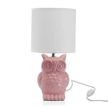 Desk lamp Versa Owl Ceramic (16 x 16 x 32,5 cm) (16 x 32,5 x 16 cm) by Versa, Bedside and Table Lamps - Ref: S3407703, Price:...