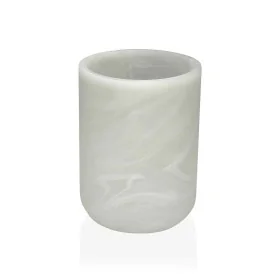 Toothbrush Holder Versa White Resin (7,5 x 10 x 7,5 cm) by Versa, Stands and dispensers - Ref: S3407944, Price: 9,38 €, Disco...